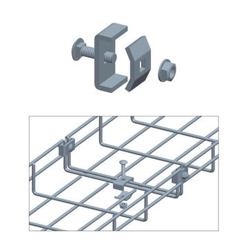 Quest Cable Tray Coupler, Zinc