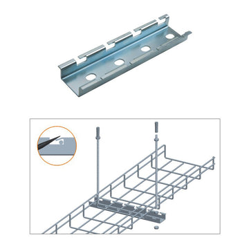 Quest Cable Tray Ceiling Hanging Bar, Zinc