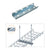 Quest Cable Tray Ceiling Hanging Bar, Zinc
