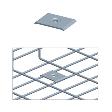 Quest Cable Tray Central Hold Down, Zinc