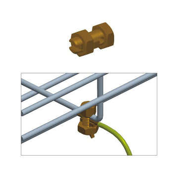 Quest Cable Tray Grounding Bolt, Copper