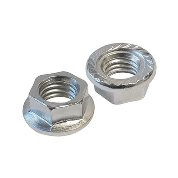 Quest Zinc Flanged HEX Nut For Cable Tray - 50 Pack