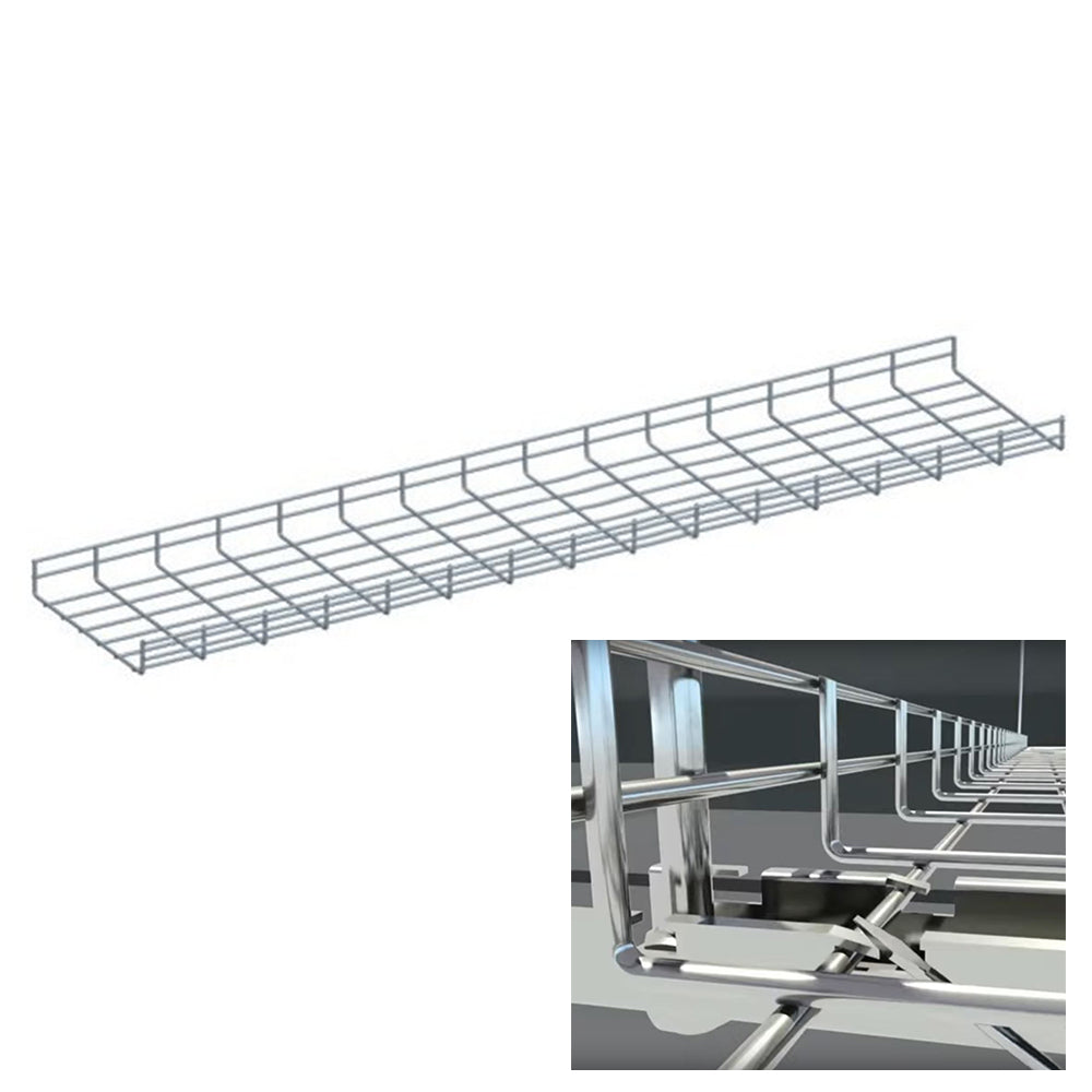 Wire Mesh Cable Tray, Cable Basket, Ducting