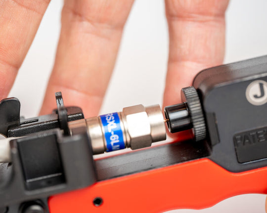 Jonard Tools 360° Compression Tool for Long RG6, & RG11 Style F Connectors