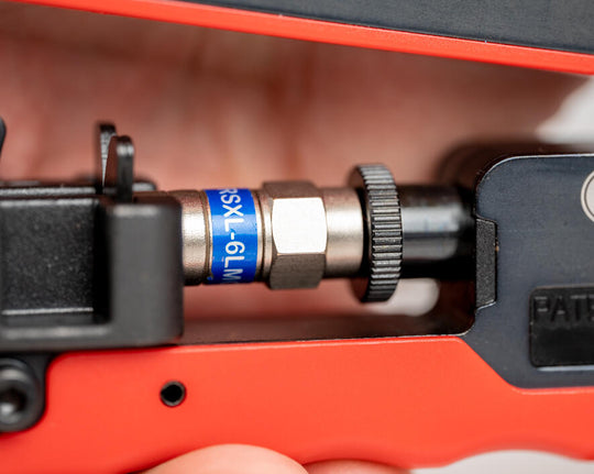 Jonard Tools 360° Compression Tool for Long RG6, & RG11 Style F Connectors