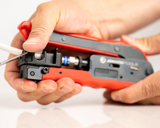 Jonard Tools 360° Compression Tool for Long RG6, & RG11 Style F Connectors