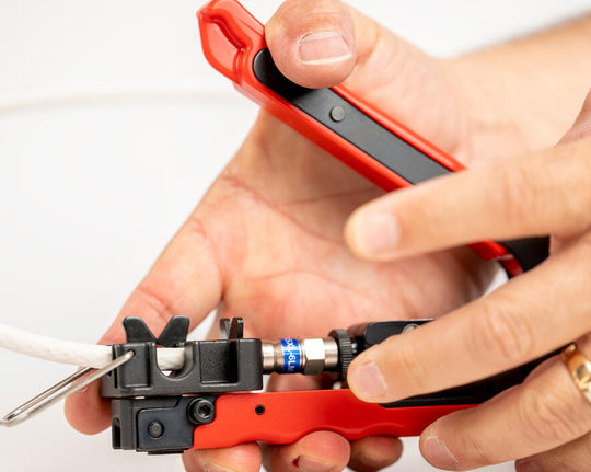 Jonard Tools 360° Compression Tool for Long RG6, & RG11 Style F Connectors