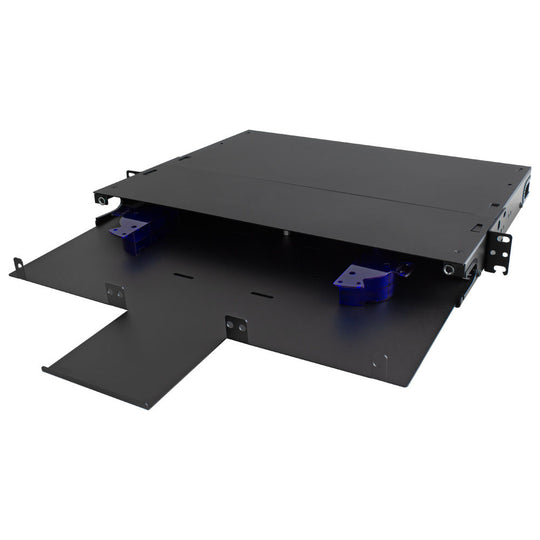 Lynn 1U Rack Mount Fiber Patch Panel Enclosure (Unloaded)