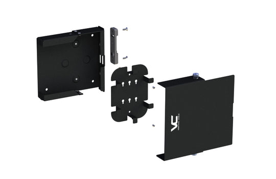 Vertical Cable DIN-Rail Connectivity Node with DIN-Rail-Mount Option