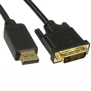 DisplayPort to DVI Cable