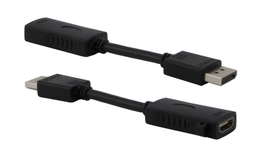 Techlogix Networx TL-SMPC-009 6' HDMI cable with attached DVI, DisplayPort, mini-DisplayPort, micro-HDMI, mini-HDMI & USB-C adapters (4K compatible)