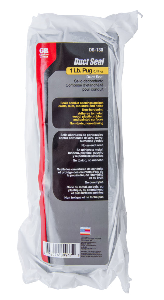 Gardner Bender Duct Seal Compound - 1 lb Pugs, DS-130