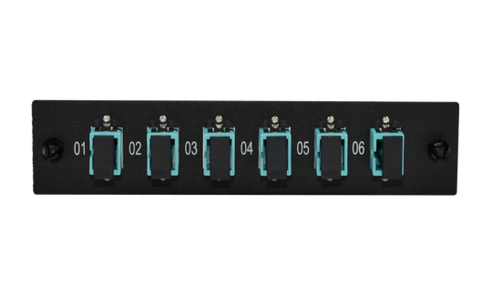 Techlogix Networx Fiber Enclosure Panel - 6 Multimode Simplex SC