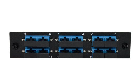 Techlogix Networx Fiber Enclosure Panel - 6 Single Mode Duplex SC