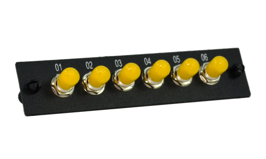 Techlogix Networx Fiber Enclosure Panel - 6 Single Mode ST