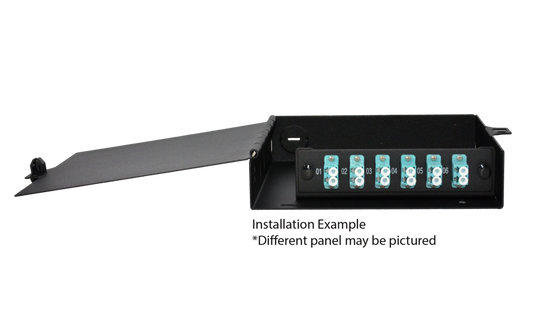 Techlogix Networx Fiber Enclosure Panel - 6 Single Mode Duplex LC