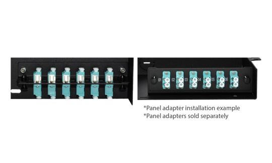 Techlogix Networx Fiber Rack-Mount Distribution Unit - 12 Panel Slots