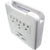 Quest Wall Surge Tap, 3-Outlets W/ 2 USB Ports And Cell Holder, ETL