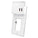 Quest Wall Plate W/ Dual USB Charging, White, ETL