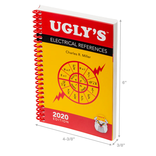 Gardner Bender Ugly's Electrical References - Revised 2020 Edition - Pro Electrician Reference Guide, ERB-UG