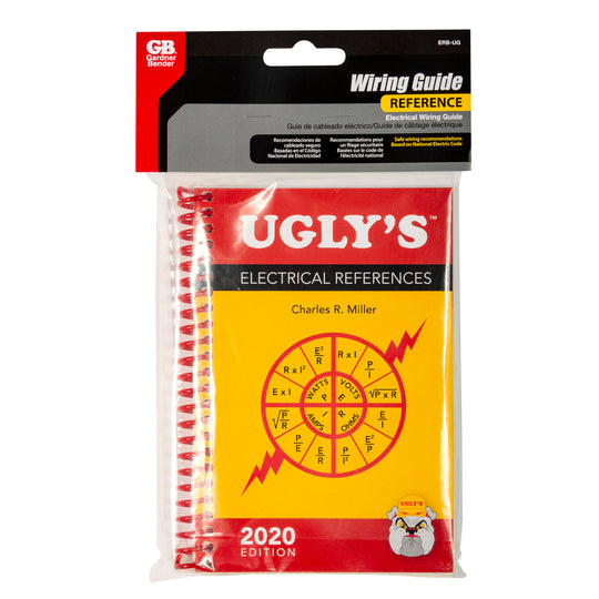 Gardner Bender Ugly's Electrical References - Revised 2020 Edition - Pro Electrician Reference Guide, ERB-UG