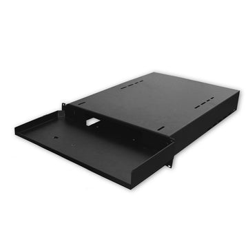 Quest Keyboard Shelf With Pull-Out Mouse Tray, 1U, 19