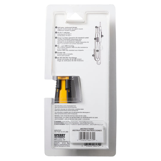 Sperry Instruments 4-Range Voltage Tester, ET6204