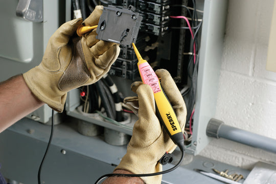 Sperry Instruments Heavy Duty 4-Range Voltage-Continuity Tester, 80-480 V AC/DC, 1/Ea, ET6207