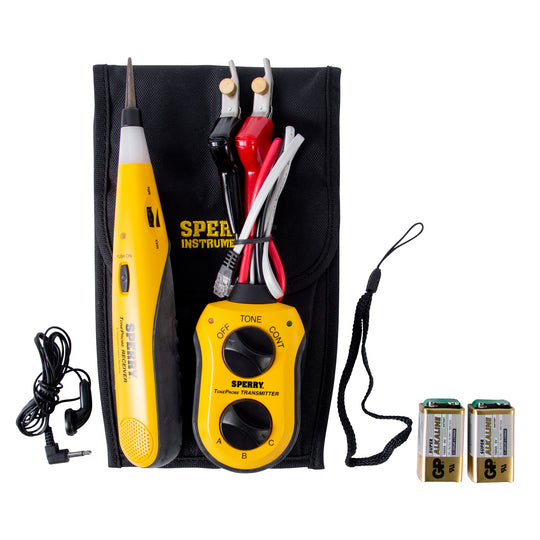 Sperry Instruments ToneProbe Tone and Probe Wire Cable Tracing Kit, 1/Ea, ET65220