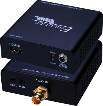 Evolution HDMI® over Single Coax Extender w/IR, 1080p, 396ft/120m
