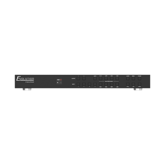 Evolution 4K 4×2 Seamless Audio and Video Matrix with Multiview