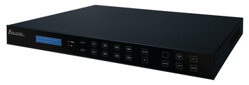 Evolution 2.0 HDBaseT 4x4 Matrix w/HDMI mirroring outputs & Downscaling, 4K/60Hz