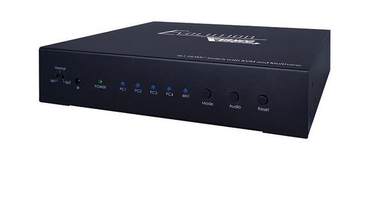 Evolution 4×1 HDMI Switch with Quad-View and KVM USB Control