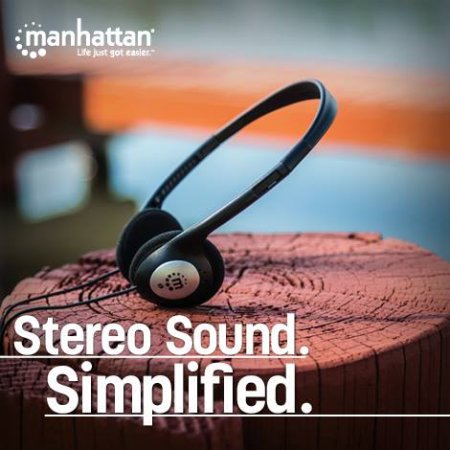 Manhattan Stereo Headphones, 177481