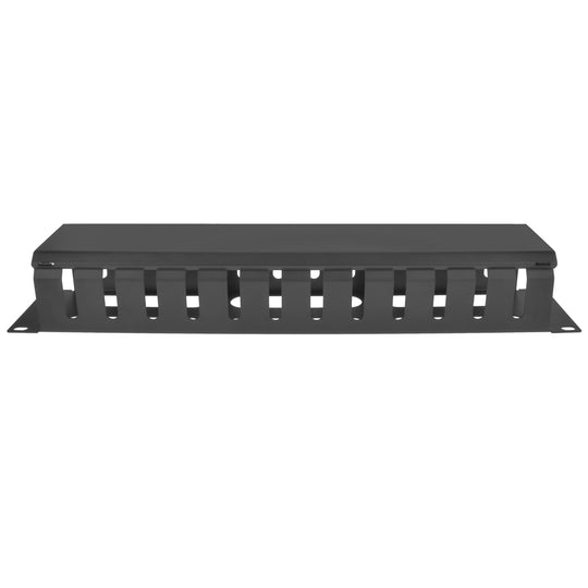 Cable Manager 12-Finger Duct with Cover - 2U