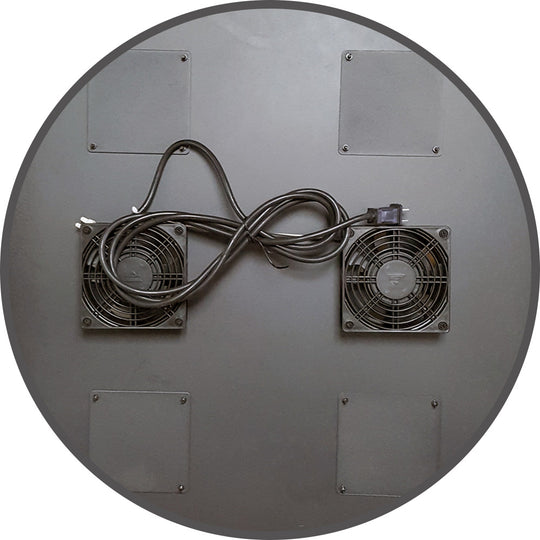 Quest Floor Enclosure w/ Smoked Acrylic Door, 23″W x 23″D - 28U