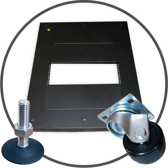 Quest Floor Enclosure w/ Vented Mesh Door, 23″W X 31″D - 34U