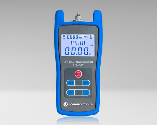 Jonard Tools Fiber Power Meter & Optical Light Source Kit (-50 to +26 dBm, single-mode), FPL-5050