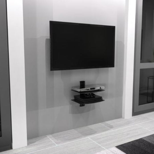 Promounts FSH2 A/V Component Wall Shelf - Double