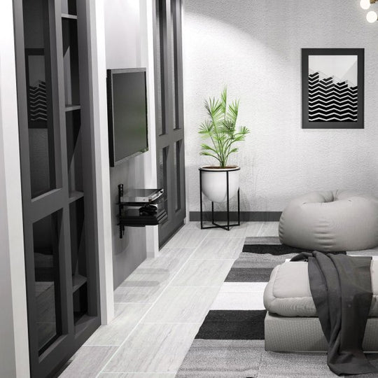 Promounts FSH2 A/V Component Wall Shelf - Double