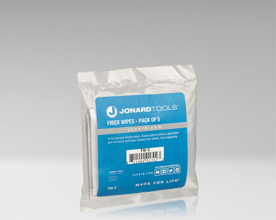 Jonard Tools Fiber Prep Kit with Connector Cleaners, Visual Fault Locator