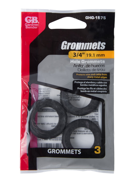 Gardner Bender GHG-1575 3/4 inch Inside Diameter Grommet, (3/Pck)