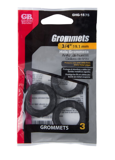 Gardner Bender GHG-1575 3/4 inch Inside Diameter Grommet, (3/Pck)