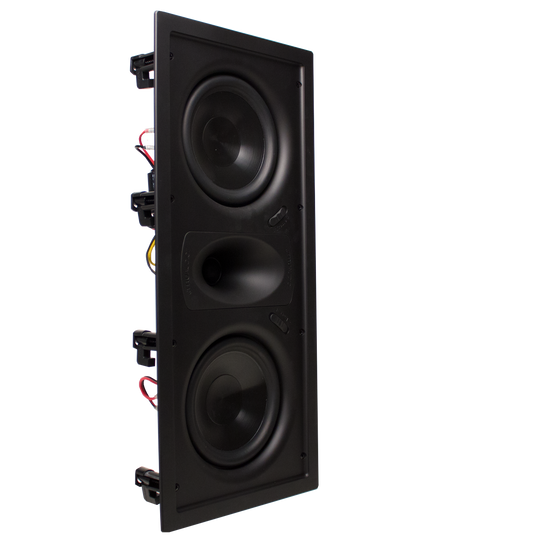TruAudio Ghost Ht™ Series In-Wall Frameless LCR Speaker, Dual 6 1/2" Injected Poly Woofers