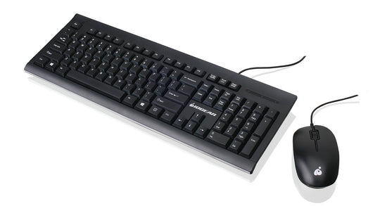 IOGEAR Spill-Resistant Keyboard and Mouse Combo, GKM513B