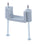 Gardner Bender 3/4" (19mm) Polyethylene Service Entrance Cable Strap Staple, Zinc-Plated Nails, Grey, #6 SEU, Wood (10-Pk), GSE-115