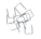 Gardner Bender 1-1/8 in.(29mm) Graphite Metallic High-Carbon Steel Service Entrance Cable Staple (25-Pack), GSE-4310