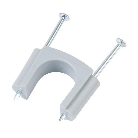 Gardner Bender 3/4" (19.05 mm) Polyethylene Service Entrance Cable Strap Staple, Grey, #6 SER, Wood (5-Pk), GSE-505