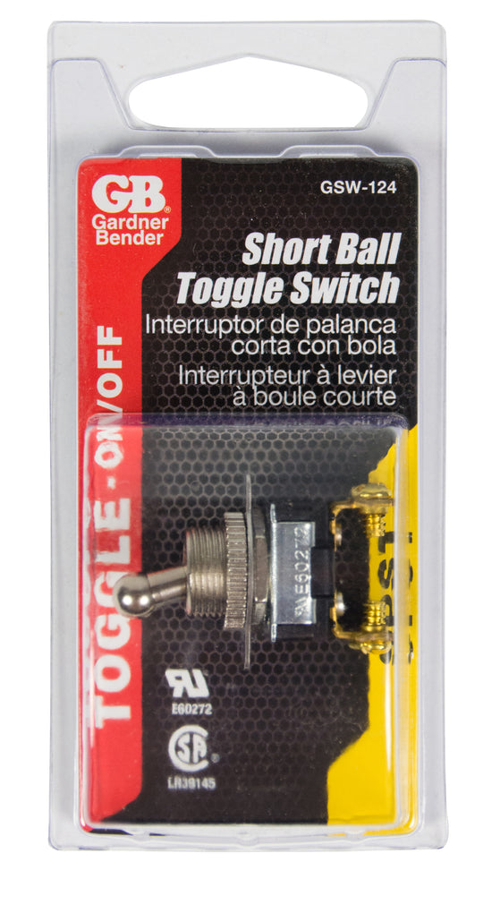 Gardner Bender SPST Toggle Switch, GSW-124