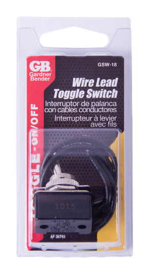 Gardner Bender SPST Toggle Switch, 1/Each, GSW-18